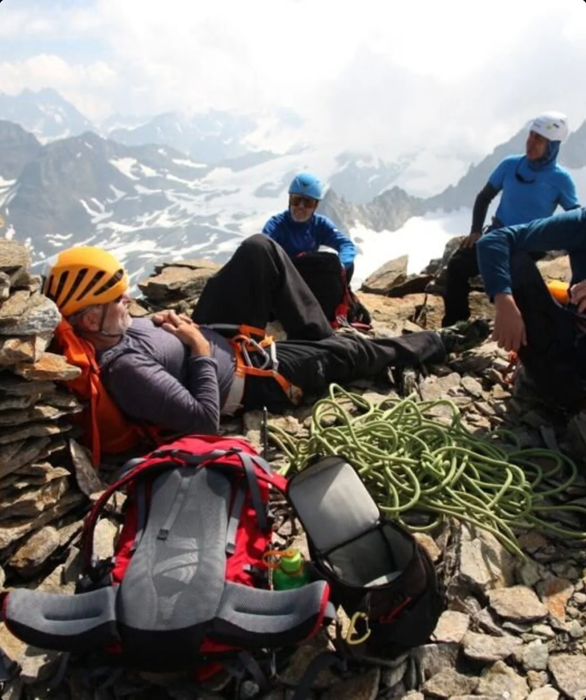Hochtouren-Ecke Gipfelfoto | © DAV Karlsruhe