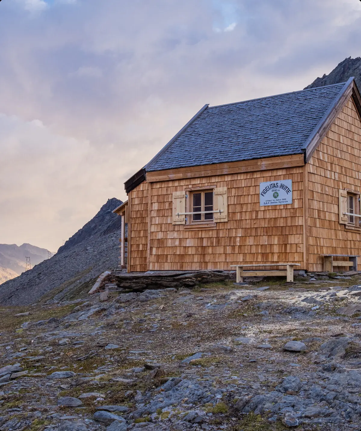 Fidelitashütte Panoramablick | © DAV Karlsruhe
