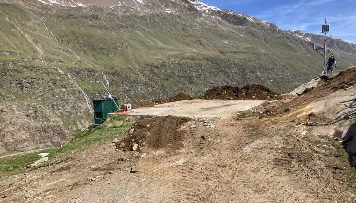 Bauplatz an der LEH | © DAV Karlsruhe