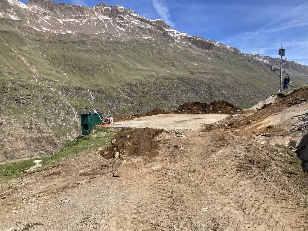 Bauplatz an der LEH | © DAV Karlsruhe