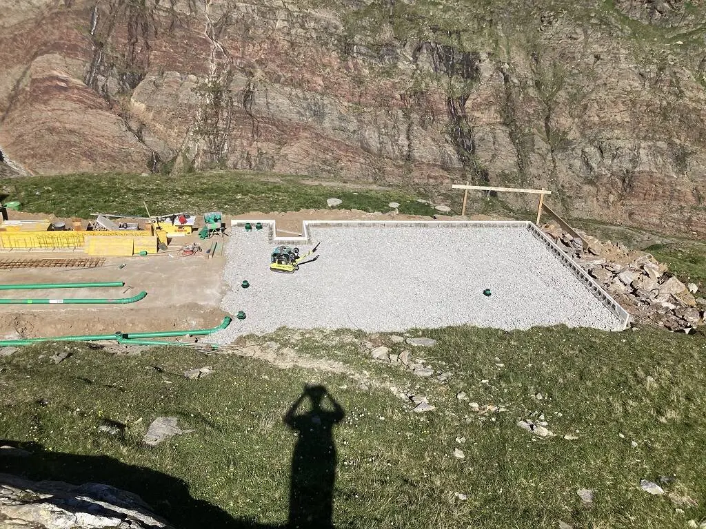 Überblick über das Fundament | © DAV Karlsruhe