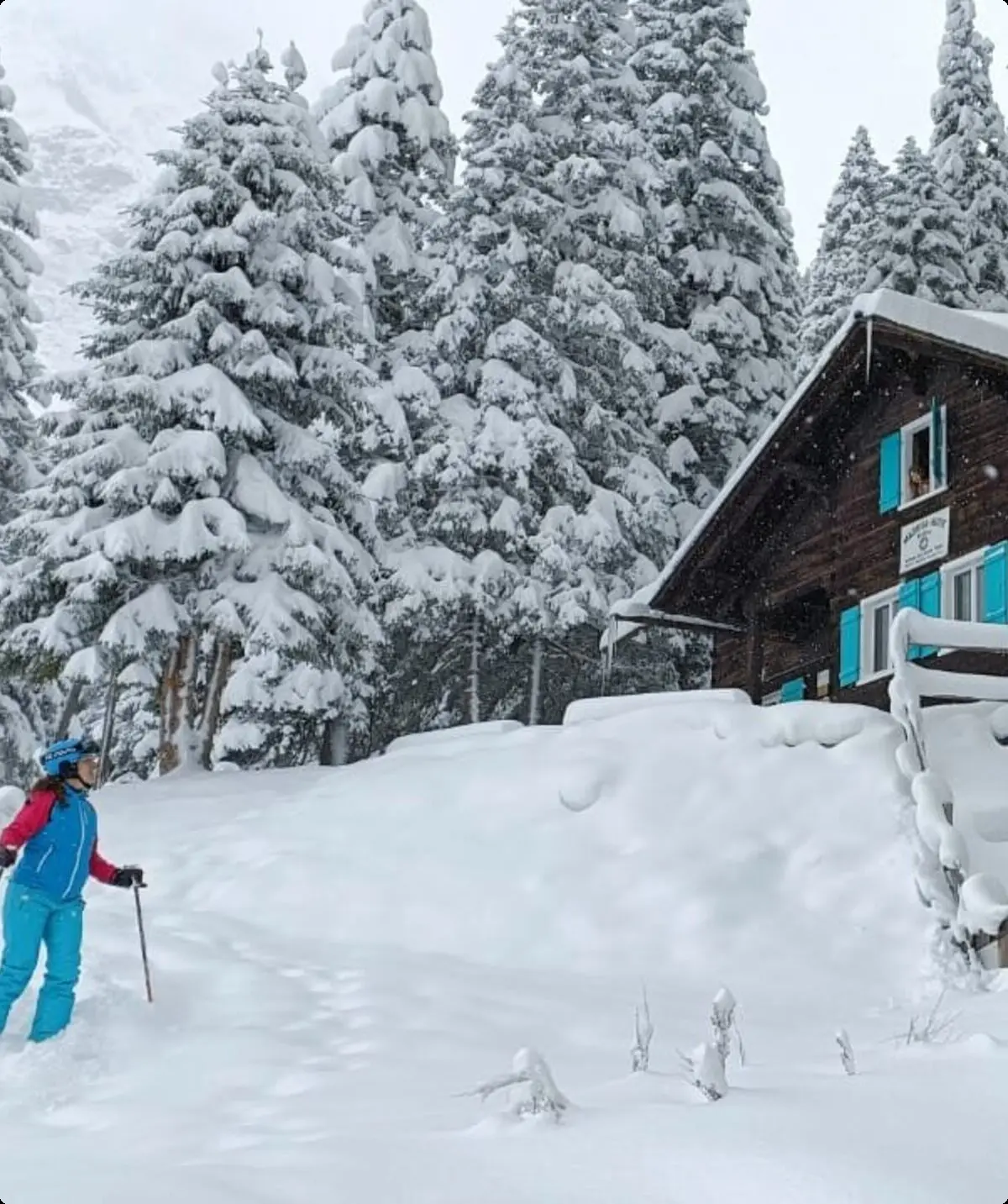 Madrisahütte im Schnee | © DAV Karlsruhe