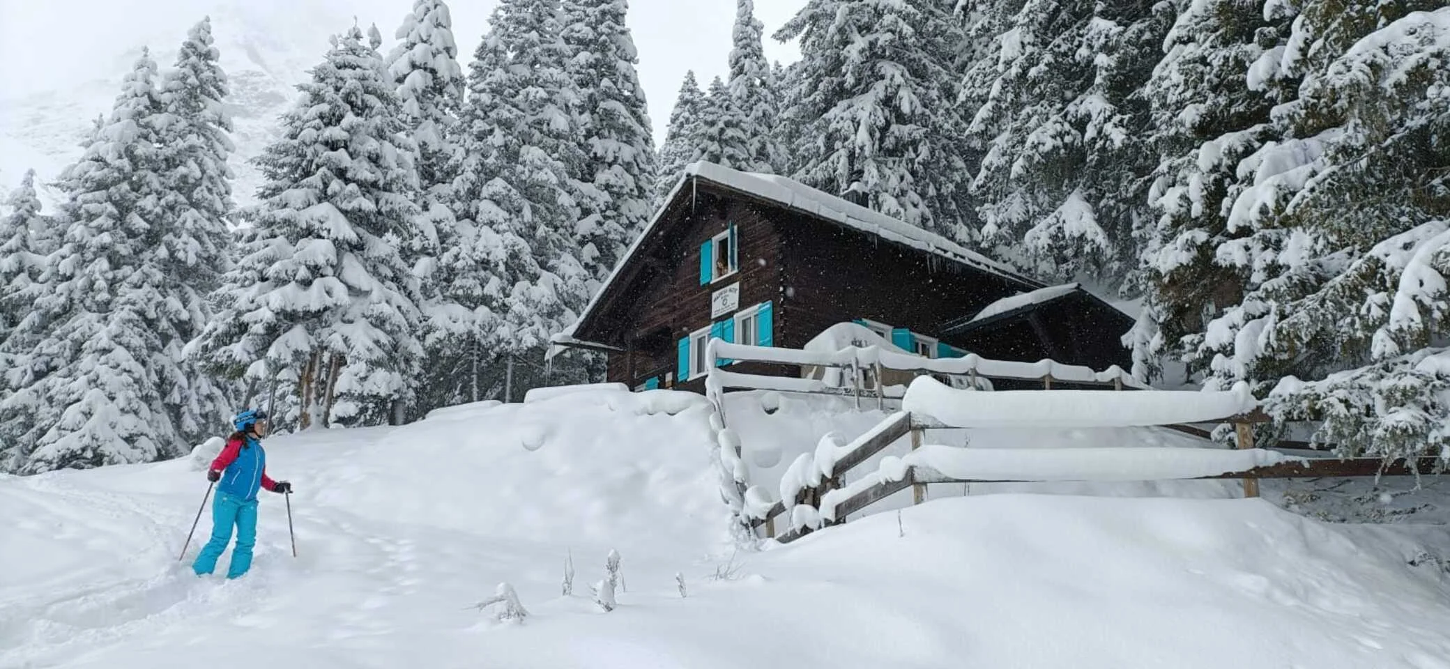 Madrisahütte im Schnee | © DAV Karlsruhe