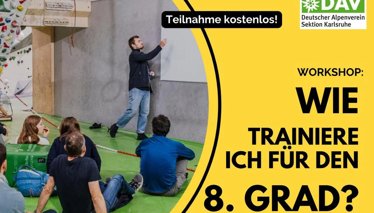 Workshop Wie Trainiere ich für den 8ten Grad | © DAV Karlsruhe