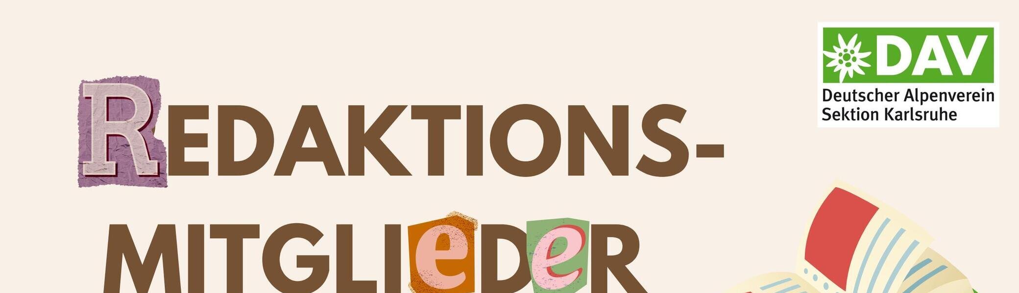 Redaktionsmitglieder gesucht | © DAV Karlsruhe