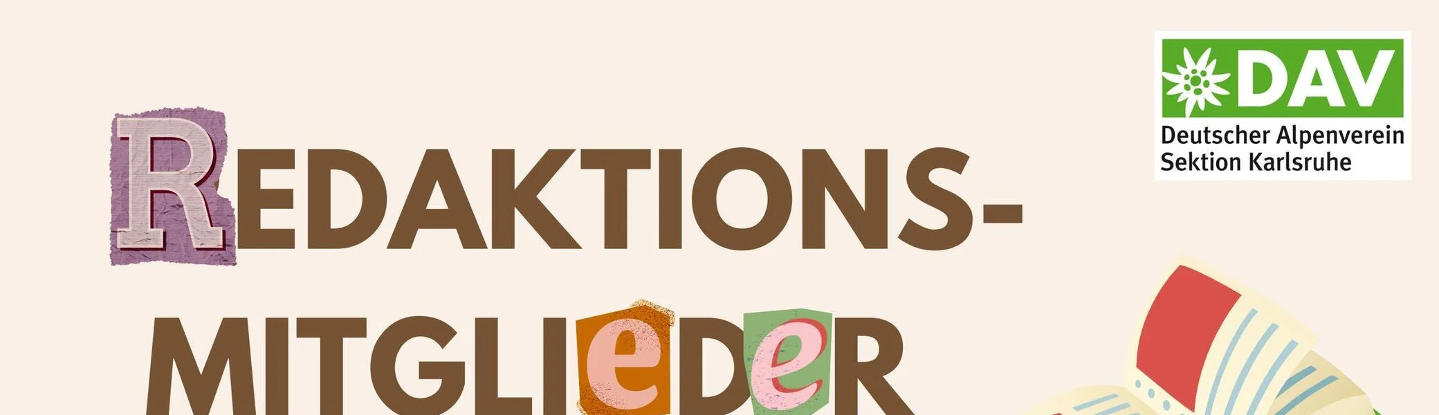 Redaktionsmitglieder gesucht | © DAV Karlsruhe