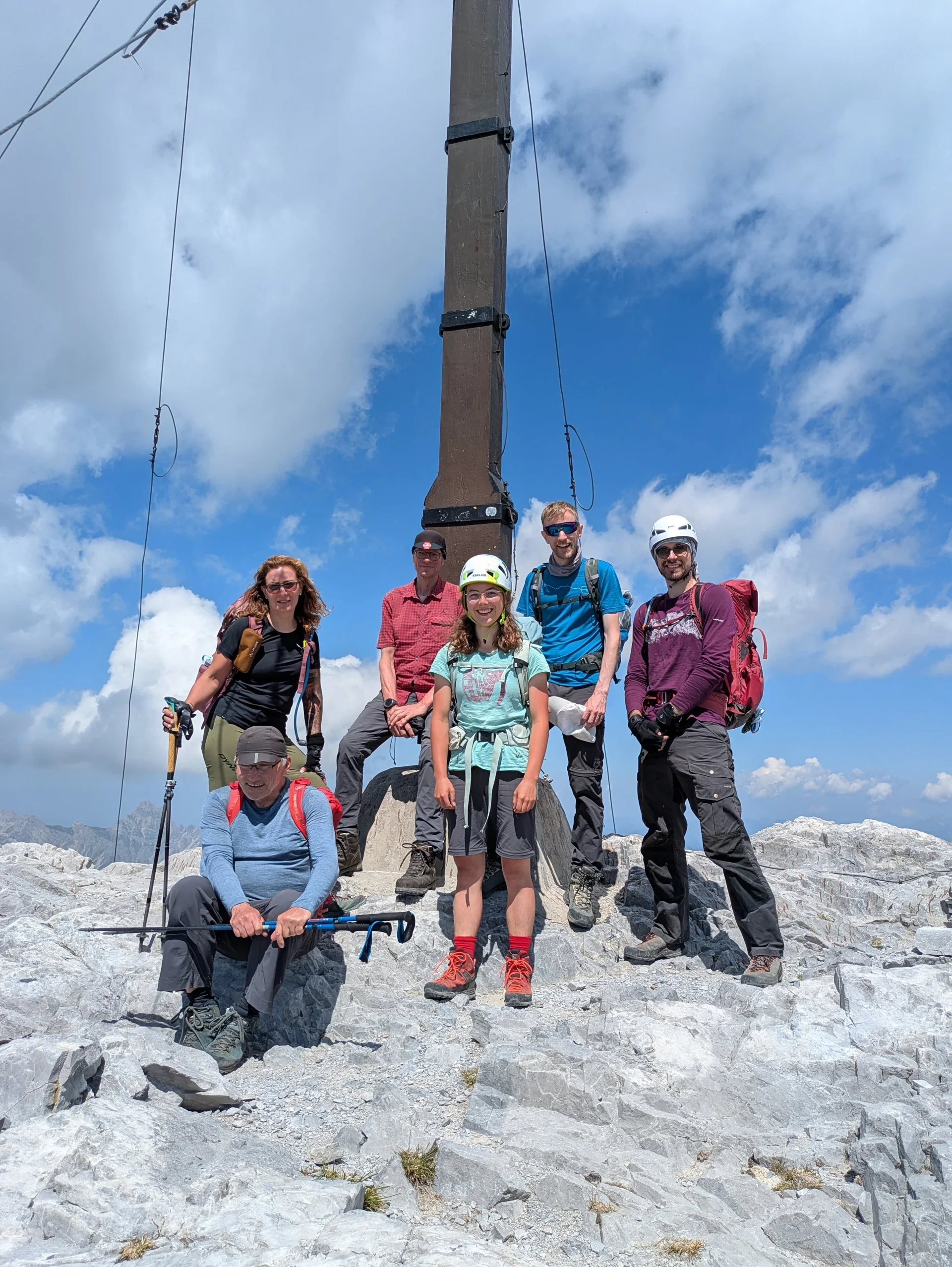 Gruppe am Gipfel | © DAV Karlsruhe