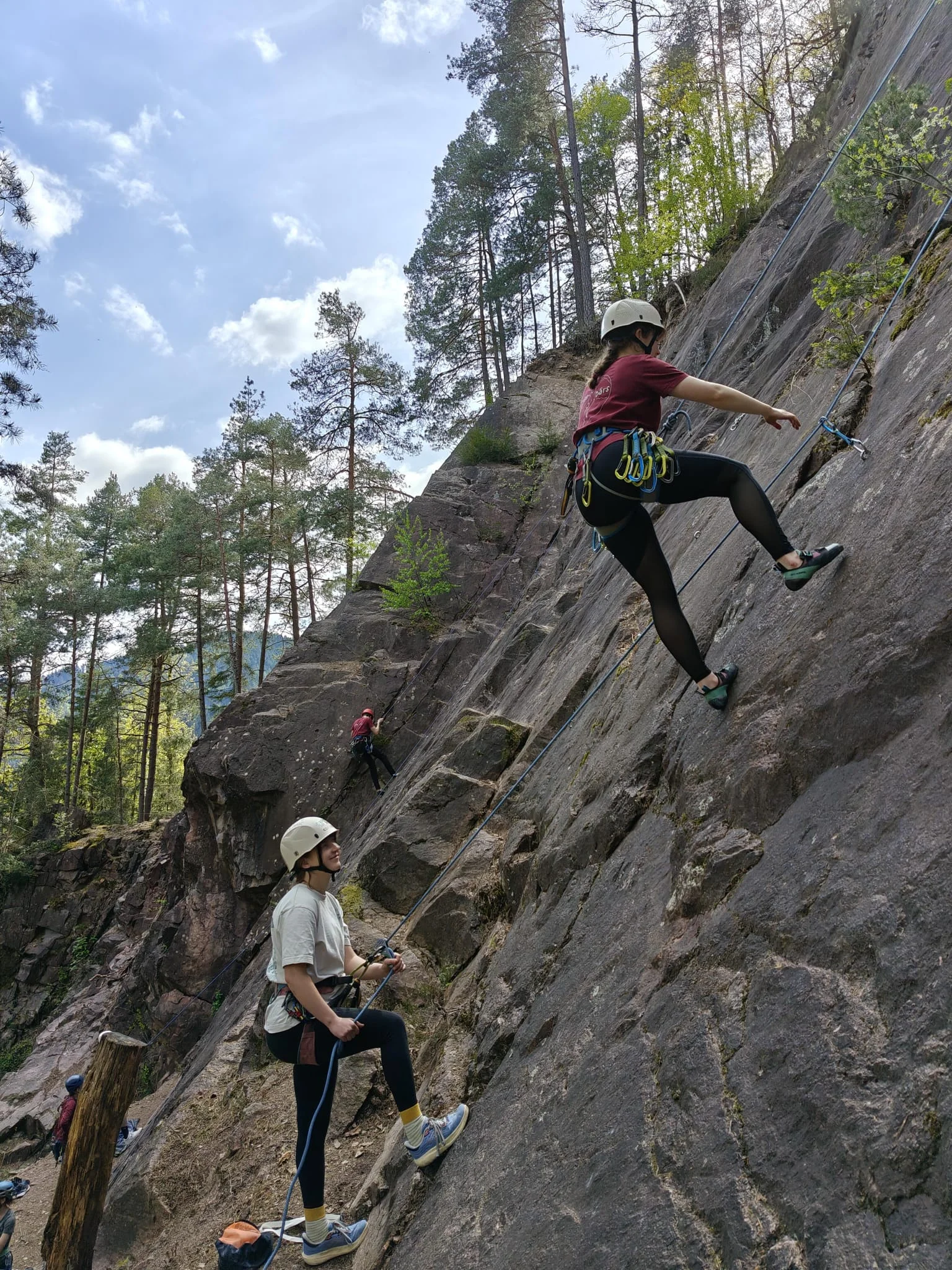 Klettern am Berg | © DAV Karlsruhe