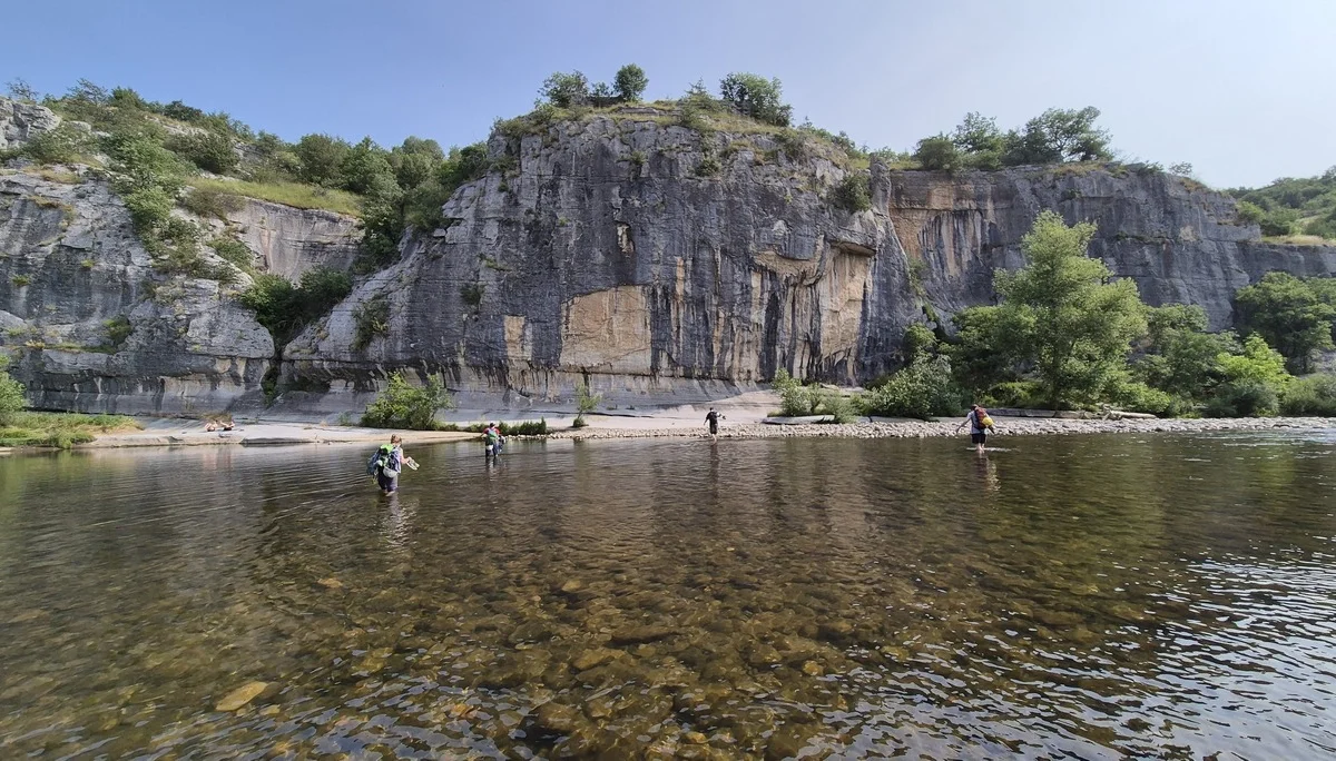 Zustieg Fluss | © DAV Karlsruhe
