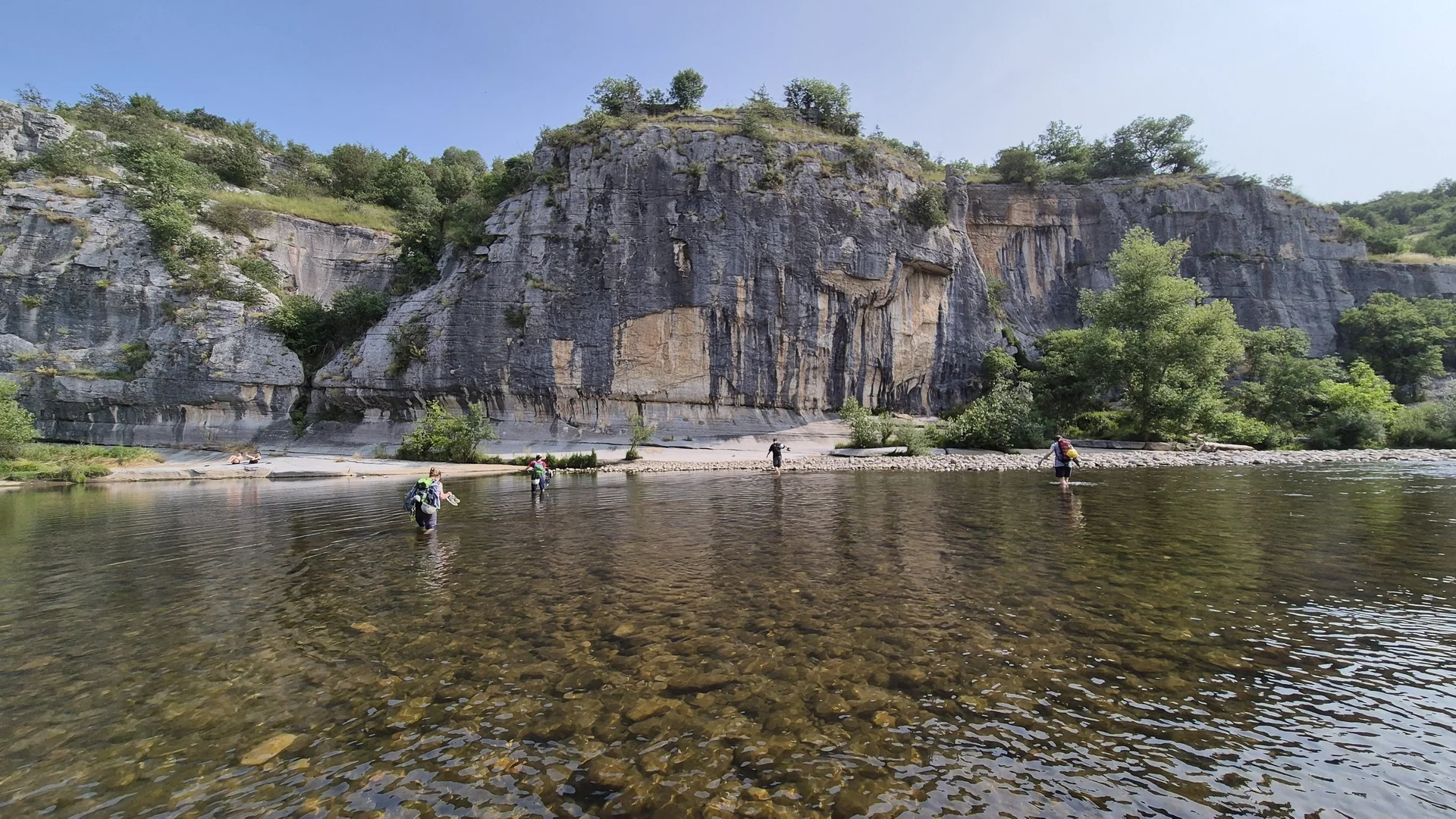 Zustieg Fluss | © DAV Karlsruhe
