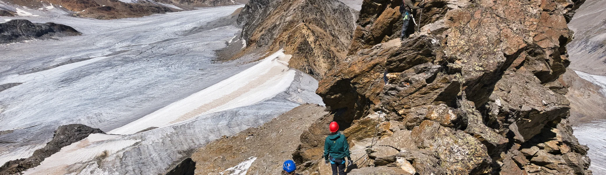 Klettersteig Aufstieg | © DAV Karlsruhe