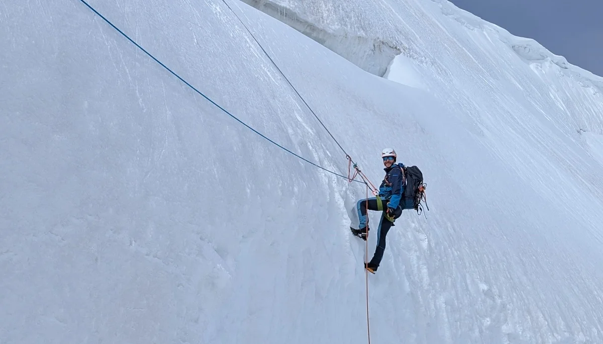 Abseilen über Cal Blanc | © DAV Karlsruhe