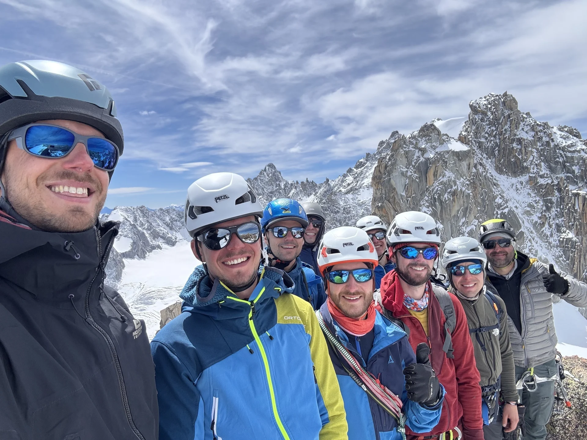 Gruppenfoto am Petite de Fourche | © Dav Karlsruhe