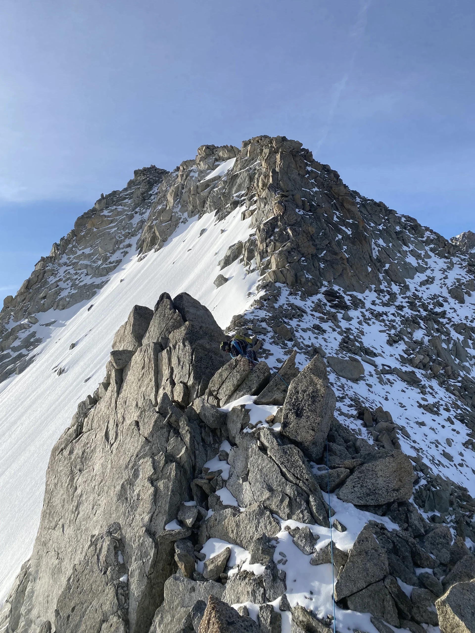 Foto vom Nordwest-Grat Tete Blanche | © Dav Karlsruhe 