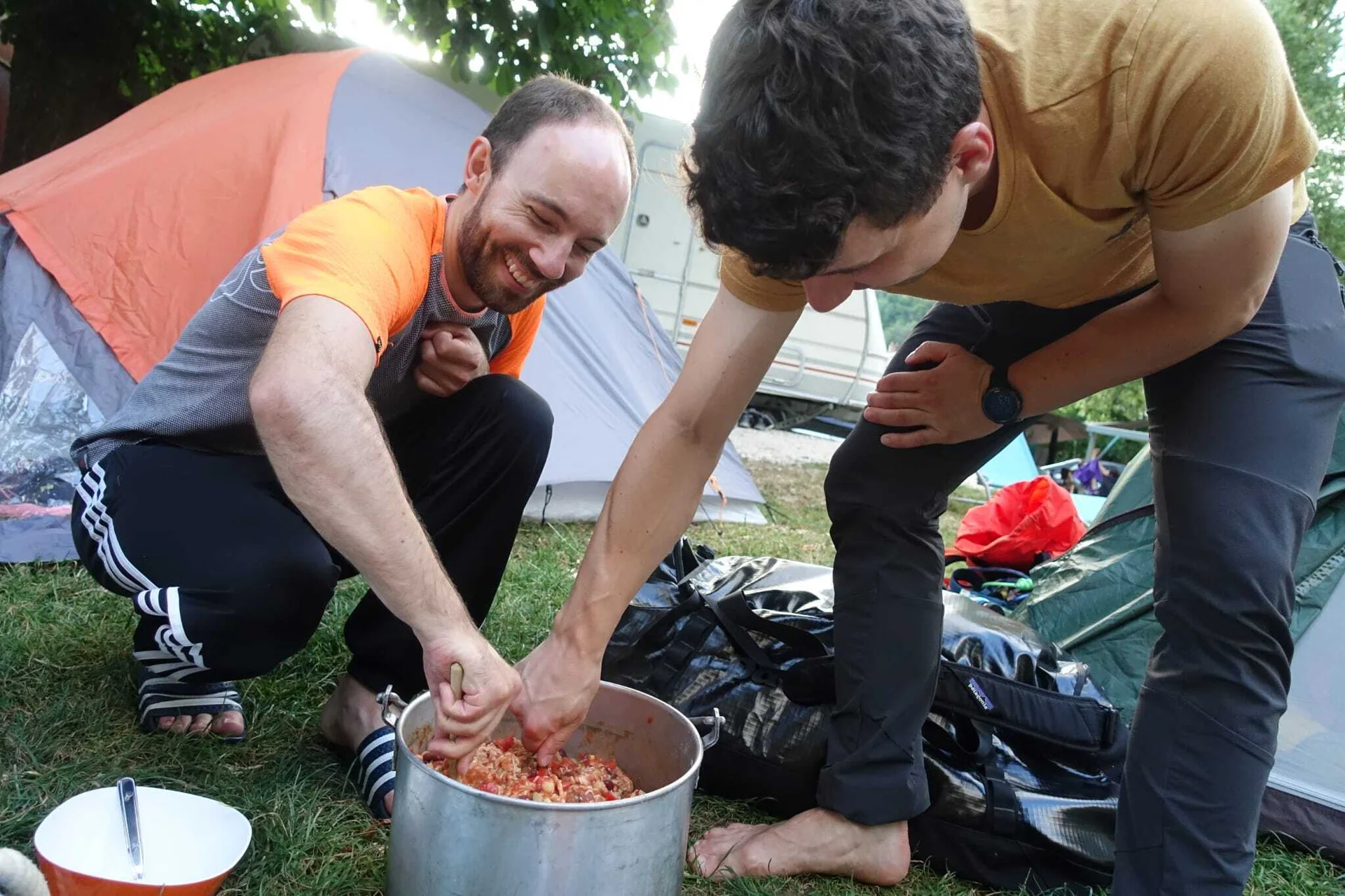 Kochen auf dem Zeltplatz | © DAV Karlsruhe