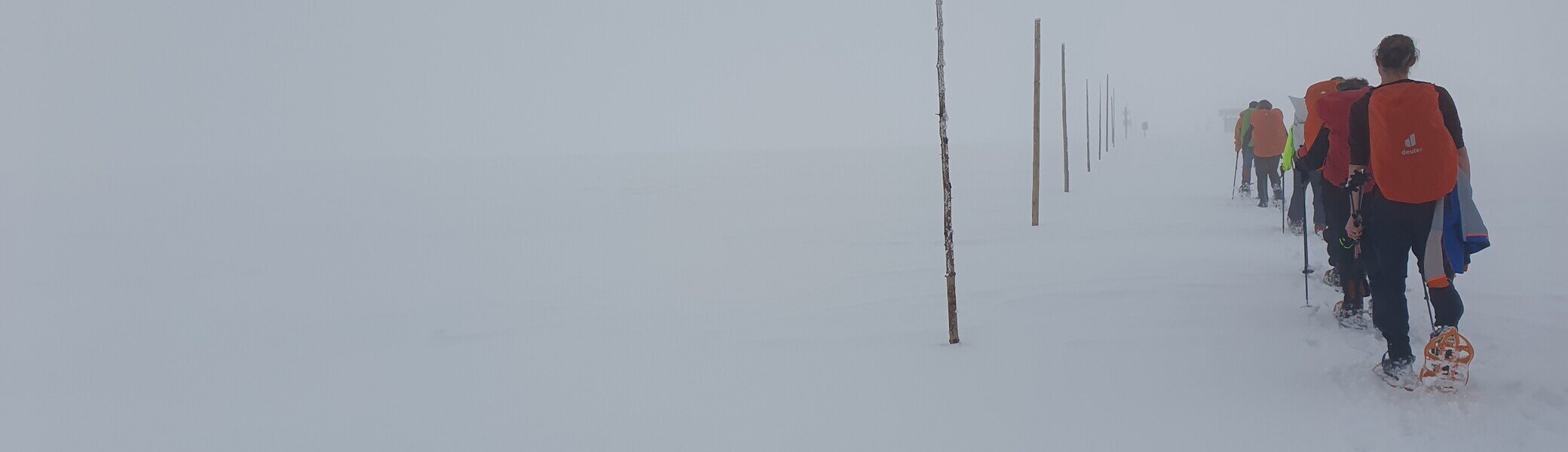 Schneeschuhwandern in Weiß | © DAV Karlsruhe / Maurus Bauer