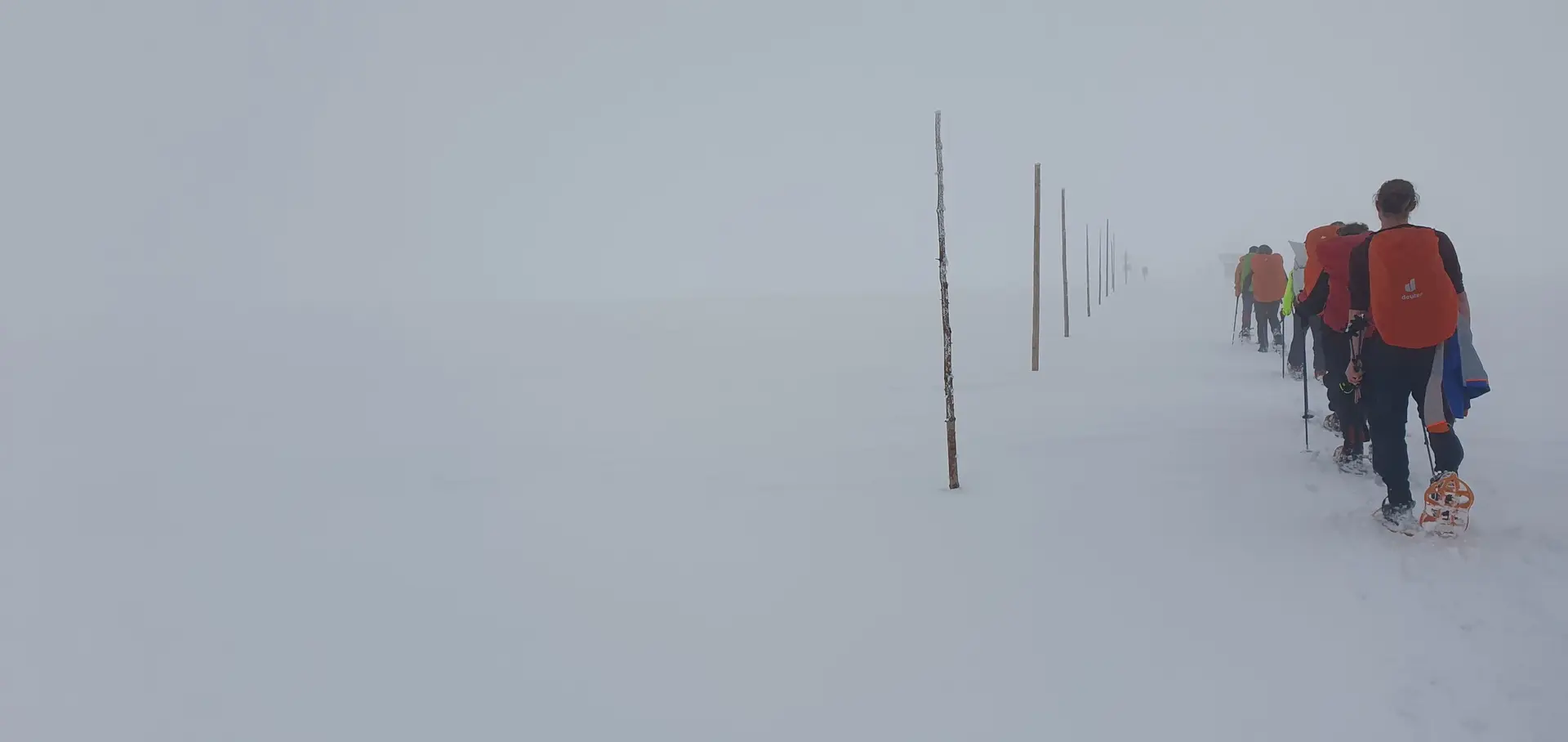 Schneeschuhwandern in Weiß | © DAV Karlsruhe / Maurus Bauer