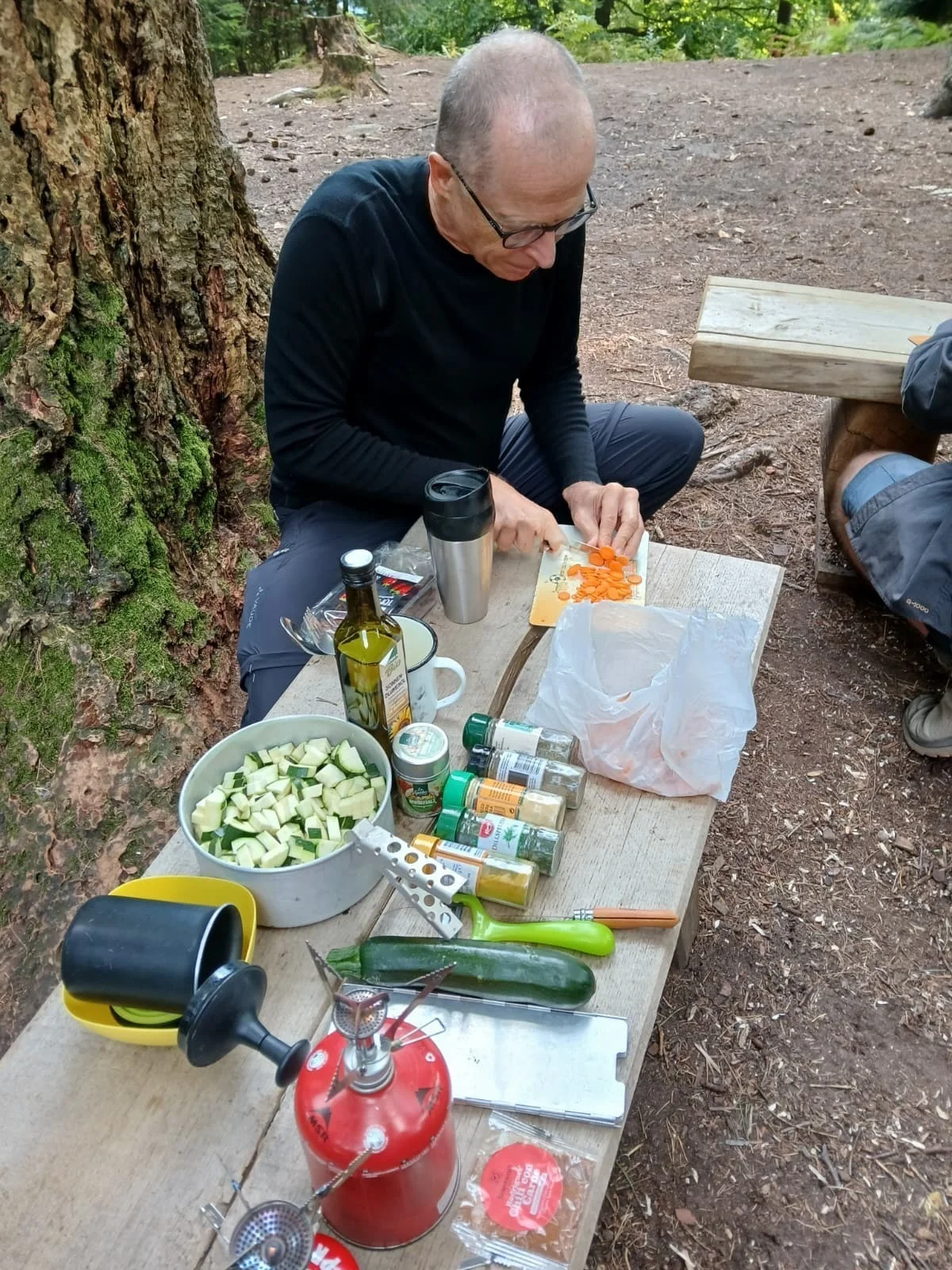 Brettchen mit geschnittenem Gemüse | © DAV Karlsruhe