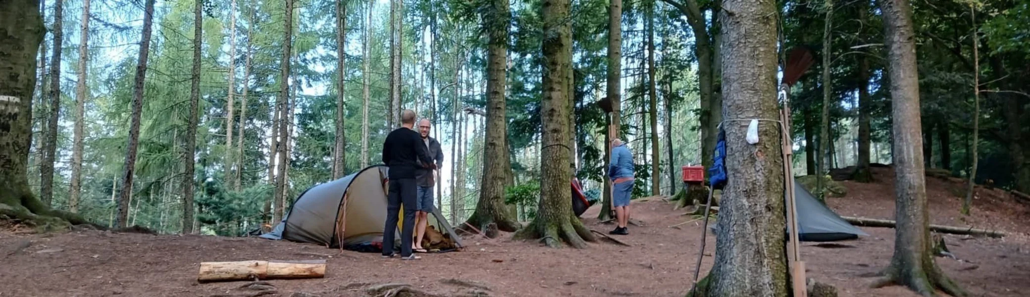 Das Zeltlager im Wald | © DAV Karlsruhe