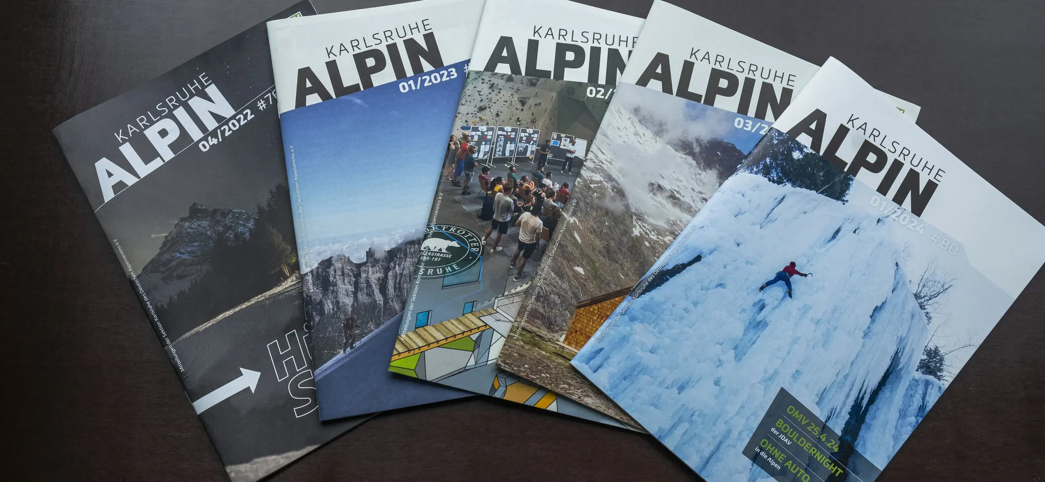 Übersicht der Sektionsmitteilung "Karlsruhe Alpin" | © Anna Kolodziejska